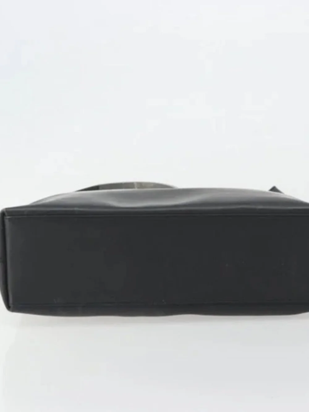 GUCCI Shoulder Bag Leather Black Silver 001 3297 Auth 187862